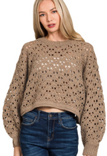 Load image into Gallery viewer, Elsie Open Knit Sweater
