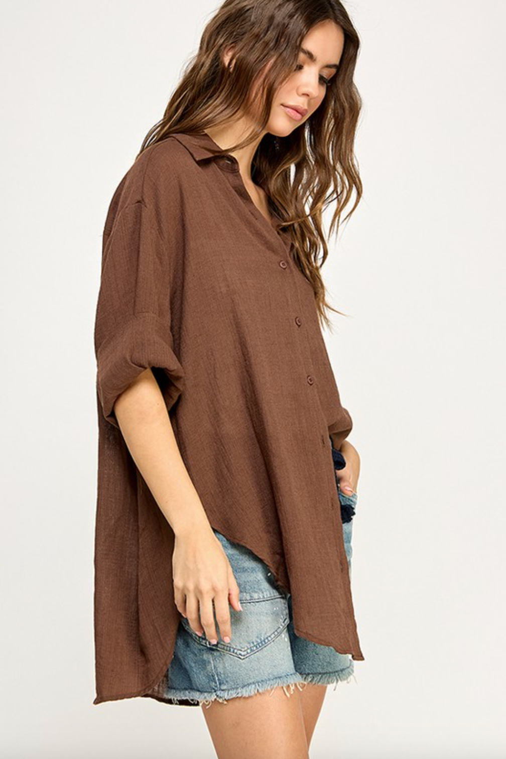 Gracie Button Down