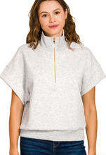 Load image into Gallery viewer, Tess Scuba Short Sleeve Pullover
