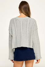 Load image into Gallery viewer, Helena Cropped Cable Knit
