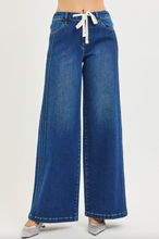 Load image into Gallery viewer, Jane Mid Rise Drawstring Denim
