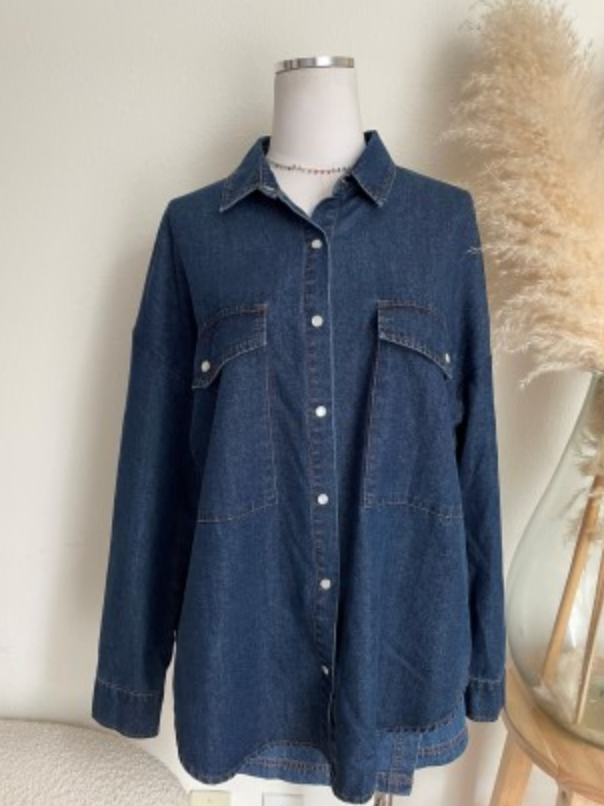 Charlie Boyfriend Denim Shirt
