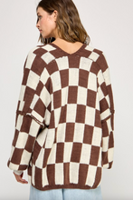Load image into Gallery viewer, Haley Checkered Cardigan
