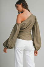 Load image into Gallery viewer, Lyra One Shoulder Top

