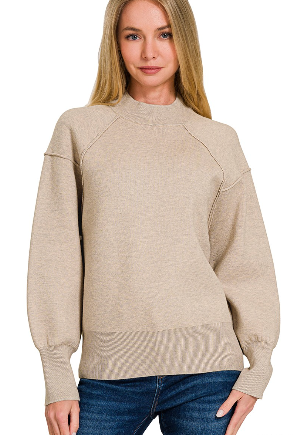 Lark Mock Neck Sweater