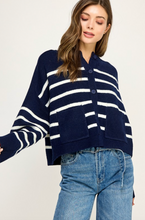 Load image into Gallery viewer, Vida Striped Relaxed Cardigan
