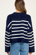 Load image into Gallery viewer, Vida Striped Relaxed Cardigan
