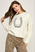 Load image into Gallery viewer, Etta Horseshoe Sweater
