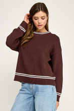 Load image into Gallery viewer, Rae Contrast Knit Sweater
