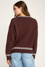 Load image into Gallery viewer, Rae Contrast Knit Sweater
