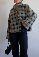 Load image into Gallery viewer, Noa Plaid Fur Jacket
