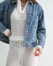 Load image into Gallery viewer, Boxy Denim Trucker Jacket
