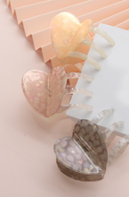 Load image into Gallery viewer, Heart tortoiseshell hair clip
