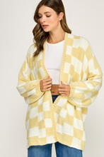 Load image into Gallery viewer, Haley Checkered Cardigan
