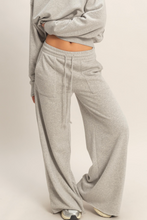 Load image into Gallery viewer, Burnout French Terry Wide-leg Pants
