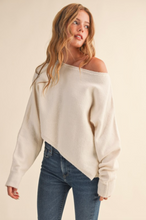 Load image into Gallery viewer, Nancy Asymmetrical Sweater
