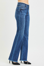 Load image into Gallery viewer, Indy Mid Rise Bootcut Frayed Denim
