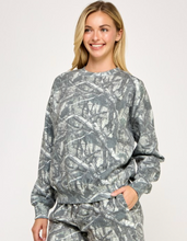 Load image into Gallery viewer, Weekend Reset Dark Camo Crew
