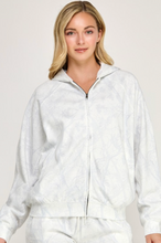Load image into Gallery viewer, Weekend Reset White Camo Zip-Up
