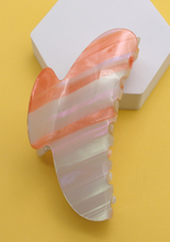 Load image into Gallery viewer, Jumbo Stripe Acetate Hair Claw Clips

