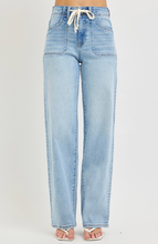 Load image into Gallery viewer, Holland High Rise Tie Waist Jeans
