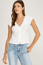 Load image into Gallery viewer, Esme Ruffle Trim Blouse
