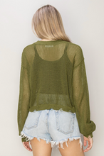 Load image into Gallery viewer, Jenni Distressed Knit Sweater
