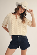 Load image into Gallery viewer, Cory Cable Knit Pullover
