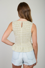Load image into Gallery viewer, Kay Smocked Tank
