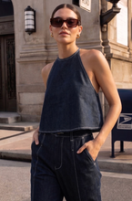 Load image into Gallery viewer, Elsie Denim Halter Top
