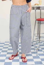 Load image into Gallery viewer, Kendal Striped Barrel Pants
