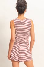 Load image into Gallery viewer, Sammi Striped Sleeveless Tank And Shorts Set
