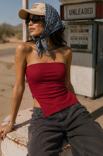 Load image into Gallery viewer, Angie Asymmetrical Hem Bandeau Top
