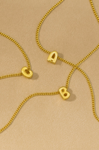 Load image into Gallery viewer, Bubble Letter Initial Necklace
