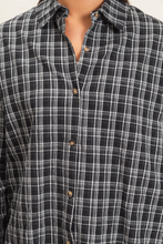 Load image into Gallery viewer, Ada Plaid Oversized Button Up
