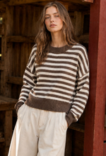 Load image into Gallery viewer, Annie Stripped Crew

