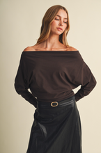 Load image into Gallery viewer, Reese Jersey Dolman Sleeve Pullover
