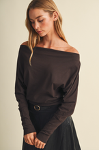 Load image into Gallery viewer, Reese Jersey Dolman Sleeve Pullover
