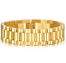 Load image into Gallery viewer, Stainless Steel Watch Chain Bracelet
