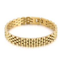 Load image into Gallery viewer, Stainless Steel Watch Chain Bracelet
