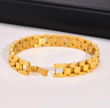 Load image into Gallery viewer, Stainless Steel Watch Chain Bracelet
