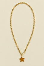 Load image into Gallery viewer, 18k Stainless Steel Tarnish Free Star Necklace
