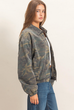 Load image into Gallery viewer, Collins Camo Bomber
