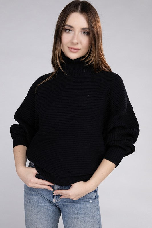 Tabitha Dolman Sleeve Turtleneck Sweater