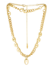 Load image into Gallery viewer, Modern Golden Girl Necklace Set in Gold
