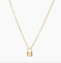 Load image into Gallery viewer, Kara Padlock Charm Necklace
