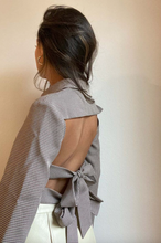 Load image into Gallery viewer, Alita Collared Open Back Shirt
