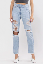 Load image into Gallery viewer, Raina Overlapping Button Fly Denim
