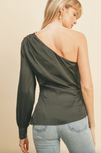 Load image into Gallery viewer, Top Notch One Shoulder Blouse
