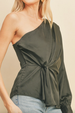 Load image into Gallery viewer, Top Notch One Shoulder Blouse
